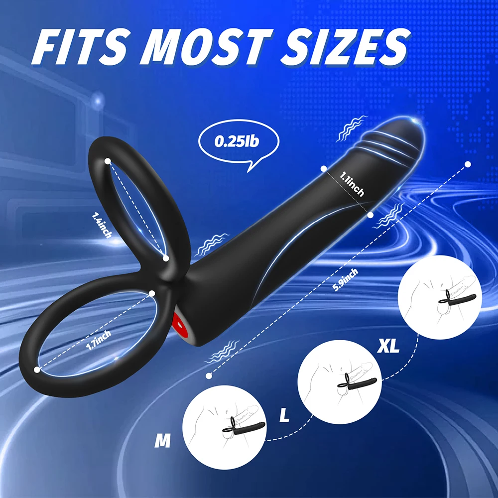 Strap On Anal Plug Vibrator Dick Dildo Sex Toys For Men Couples Bullet Vibrator Penis Ring Double Penetration Vagina Butt Plug