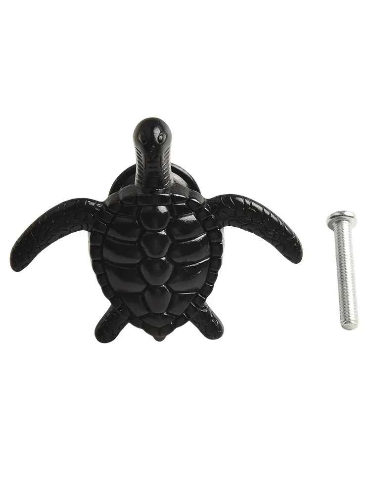 Children Room Decor Tortoise Knobs Playroom Accessory Multi-layer Plating Playful Cabinet Knobs For Children's Room