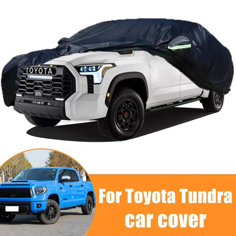 

For Toyota Tundra All-Weather Car Covers 6-in-1 Waterproof Dustproof UV Proof Snowproof Scratch Resistant Protection