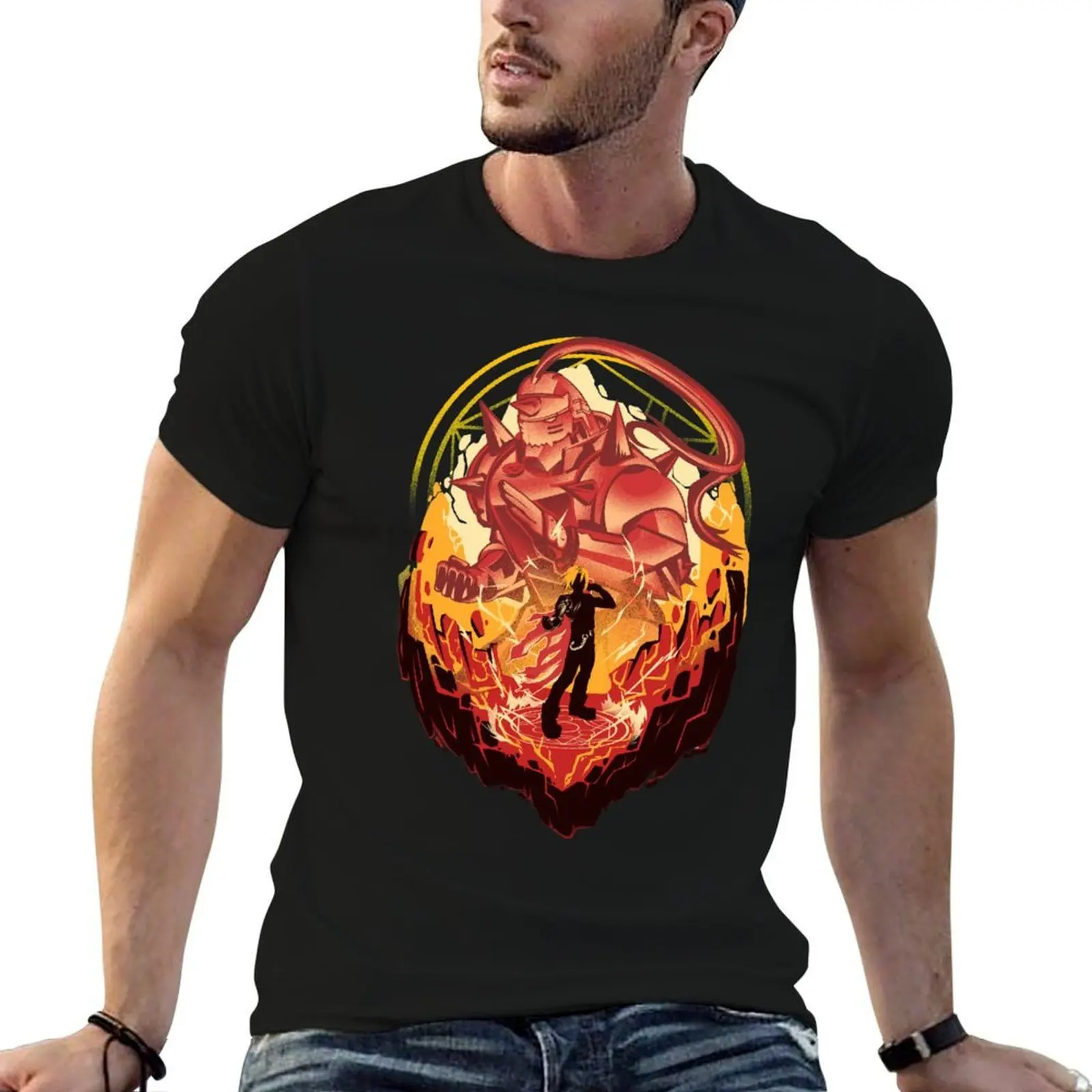 

Elric Brothers T-Shirt t shirt personalised cotton t shirt man T-Shirt