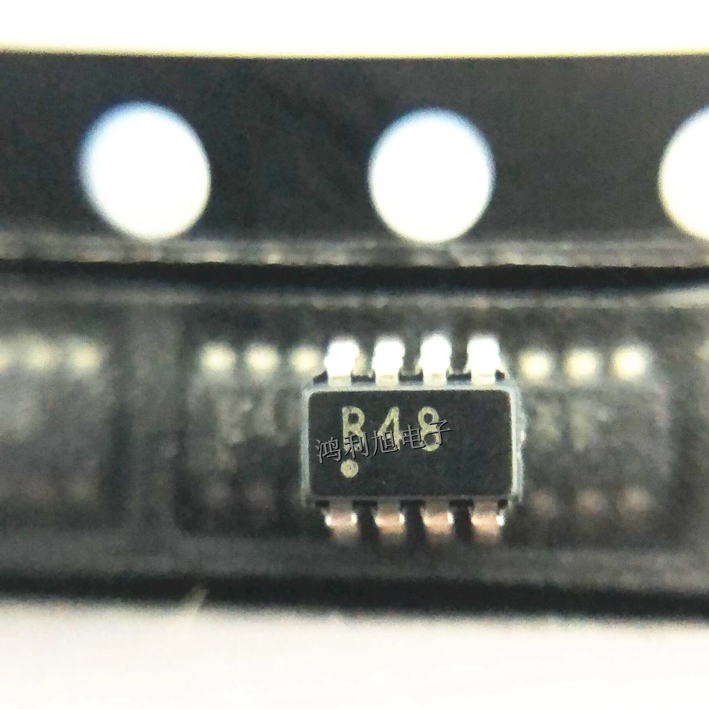 10pcs/Lot OPA2348AIDCNR SOT-23-8 MARKING;B48 Operational Amplifiers - Op Amps 1MHz 45uA RRIO Dual Op Amp