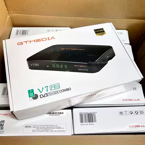 Sale GTmedia V7 Pro DVB S2X DVB T2 Combo TV Receiver Support H.265 HEVC USB Wifi Autoroll PowerVu Satellite Receiver