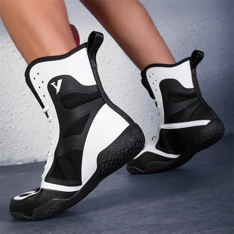new-professional-men's-boxing-jujitsu-shoes-for-indoor-competitive-boxing-and-wrestling-boots-sizes-39-48