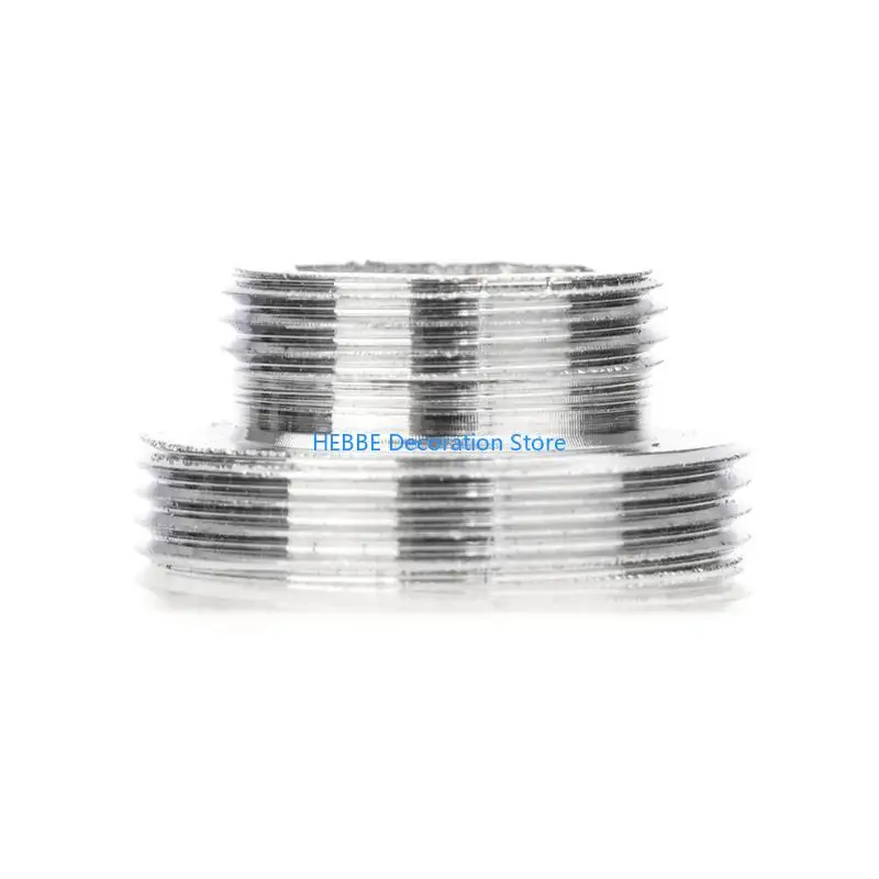 B0KC 2Pcs Tap Adapter Male Thread Faucet Adaptors Tap Aerator Connector Tap Bushing Reducers Pipe Fitting 22mm to 16mm