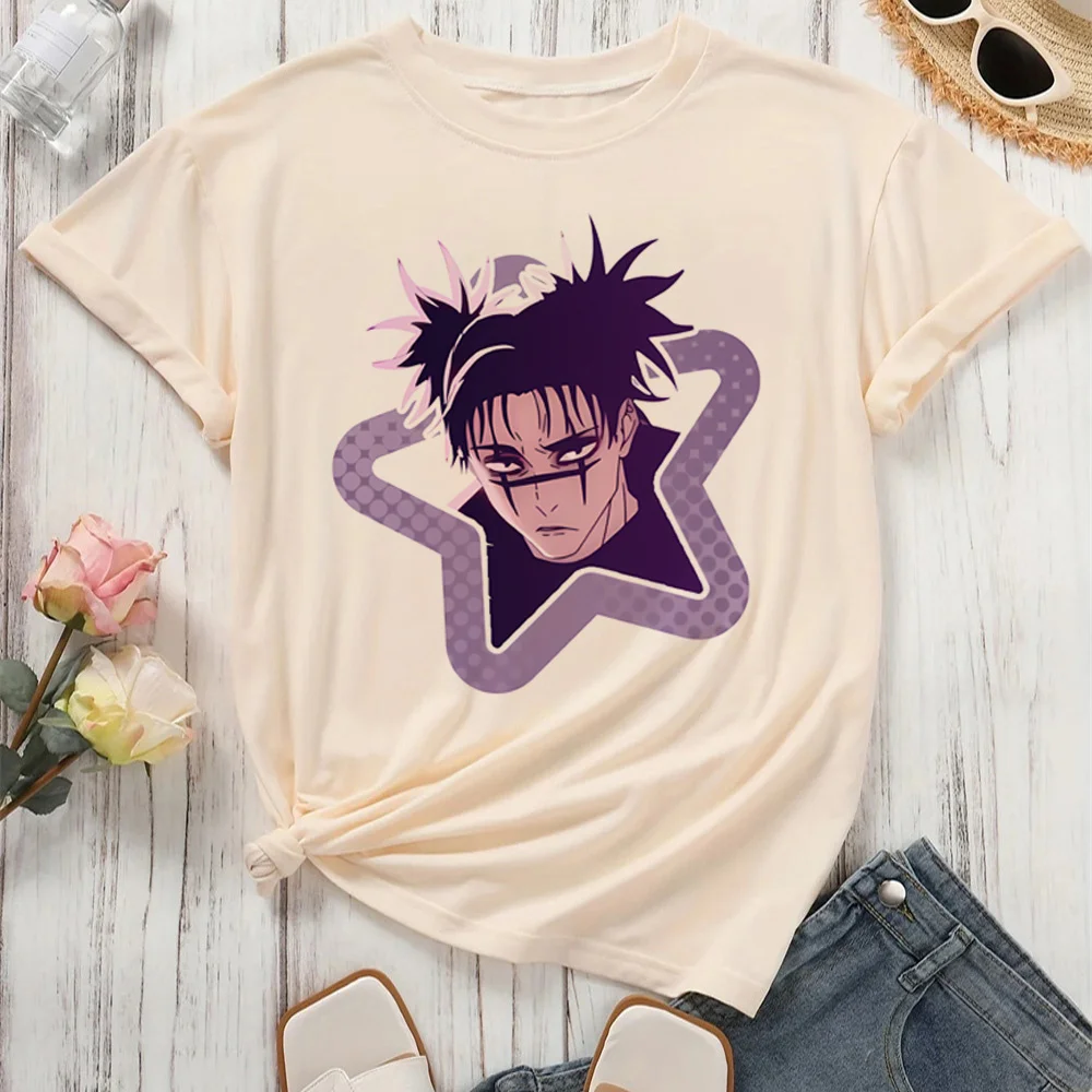 Choso top tees women Punk Breathable aesthetic Y2k top tees anime Y2k Psychedelic Pop Culture korean clothes graphic
