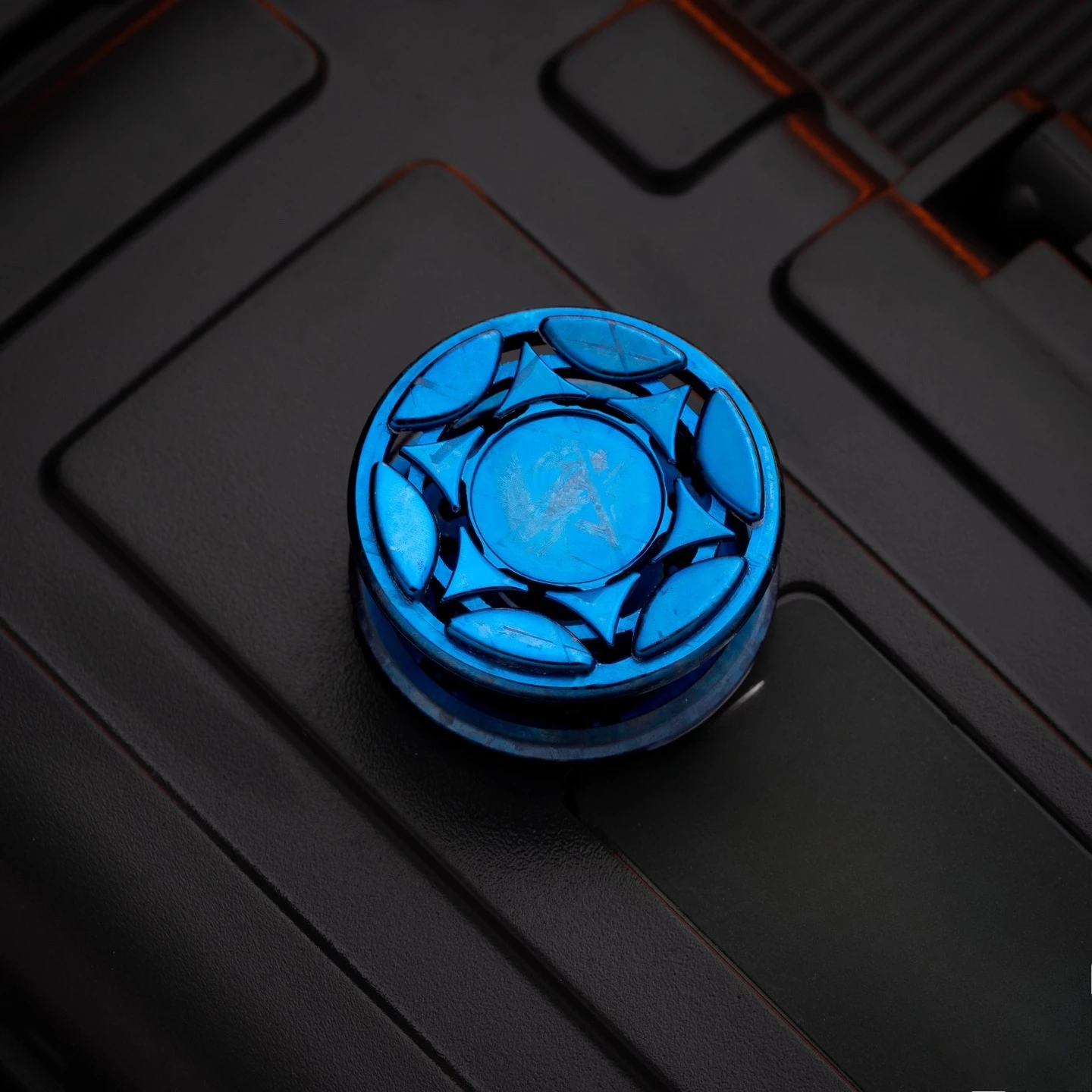 مجموعة من ملحقات تعديل قفل Fidget Spinner Lock ذات النجمة السداسية EDC لعبة تخفيف التوتر لسطح المكتب