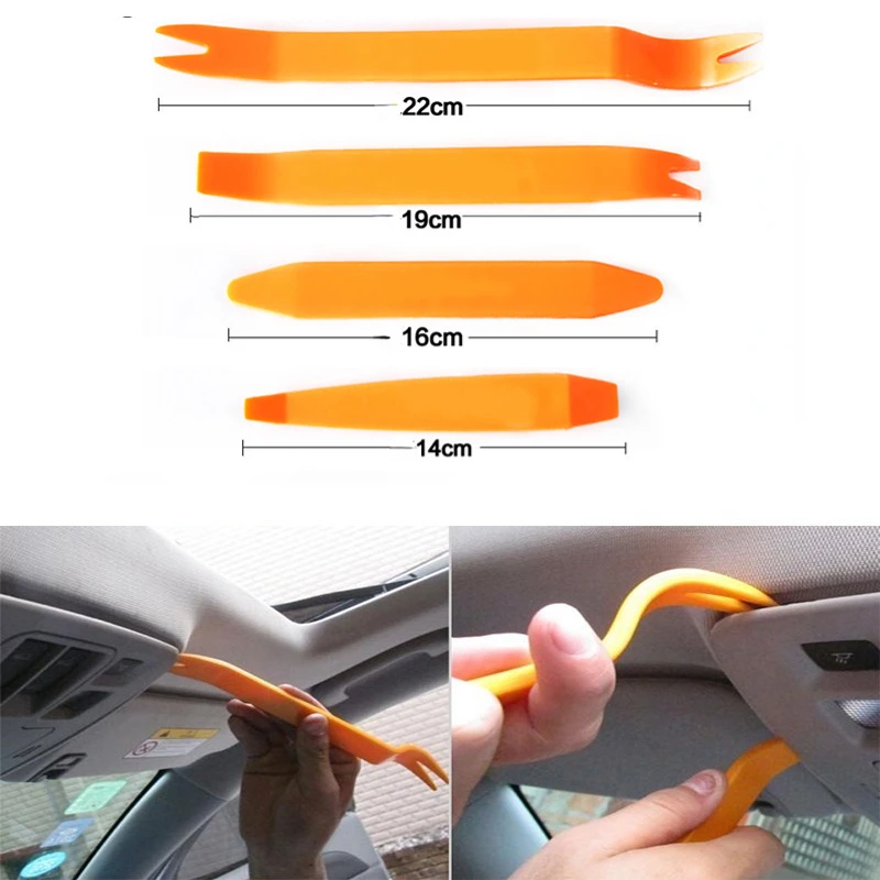 1/4pcs Portable Auto Car Radio Panel Door Clip Panel Trim Dash Audio Removal Installer Pry Kit Repair Tool Pry Tool Hand Tools