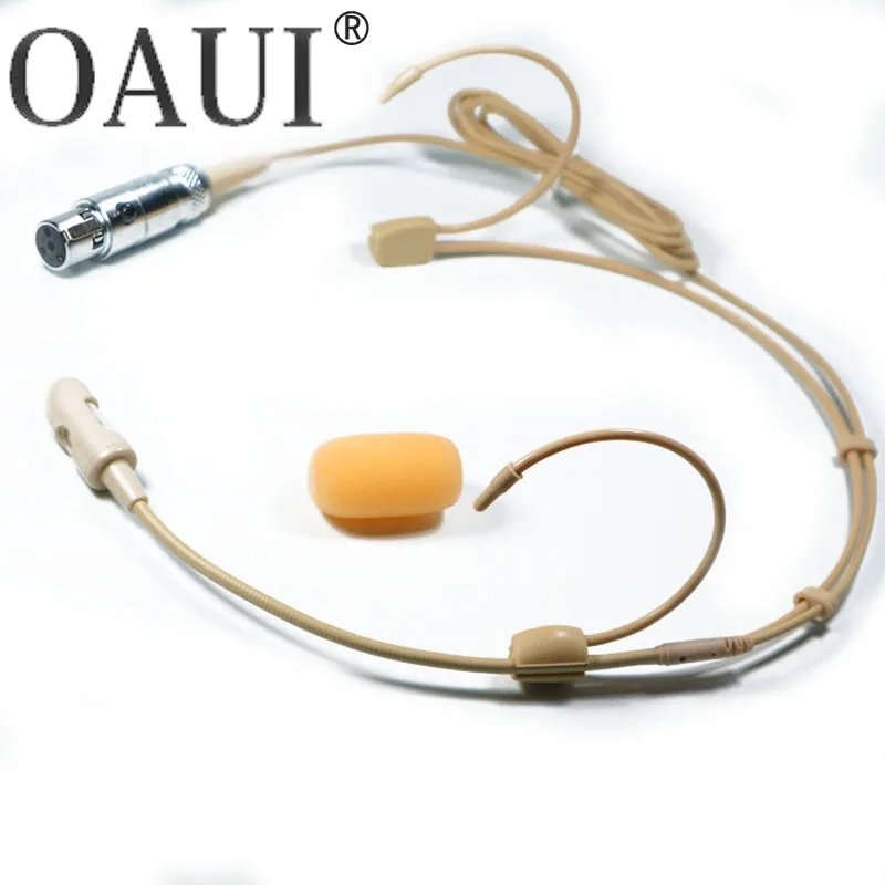 Micrófono de auriculares cardioide para Shure ULX GLX SLX PGX sistema de protección de micrófono inalámbrico TA4F Mini enchufe