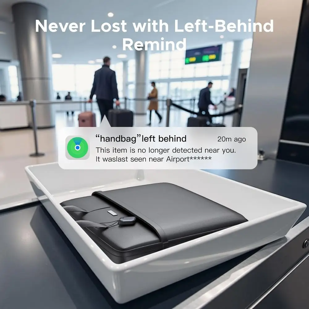 4 Pack Air Tags with 2-Year Battery Life, Bluetooth Compatible for Tracking Items and Keys