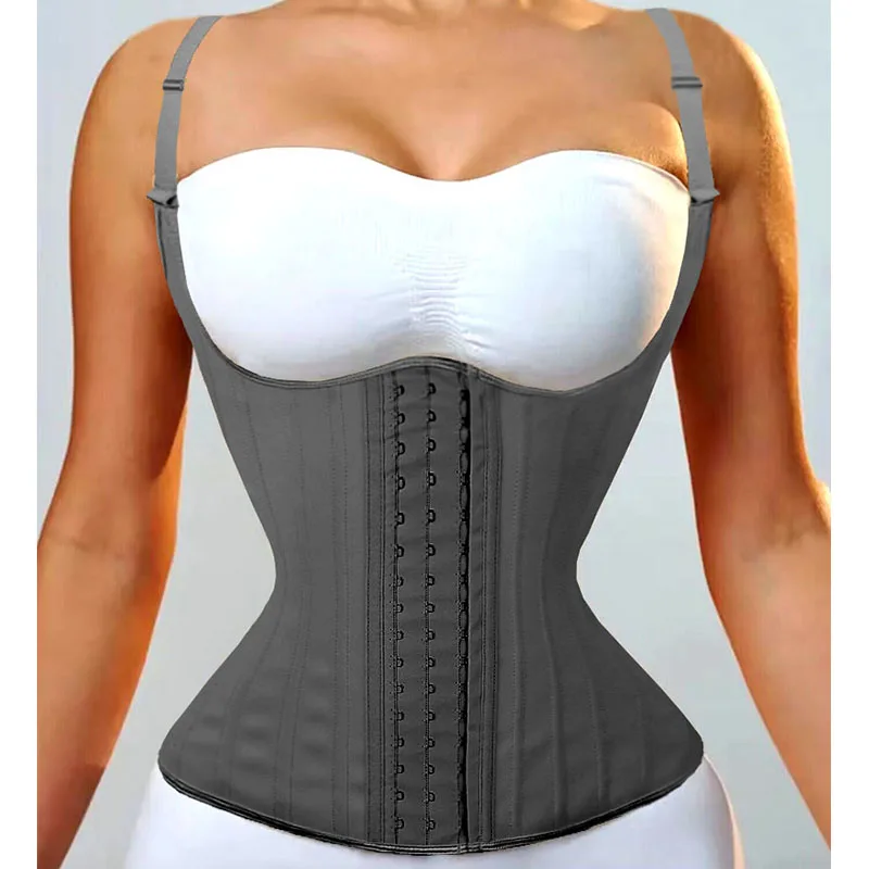 

AfruliA Colombiana Fajas Corset Waistcoat Shapewear Slimming Vest with Buckle Waist Trainer Girdles Women Body Shaper Sports Top