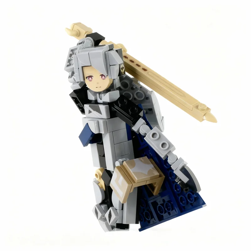 

369PCS MOC Creative Model Corrin Female Fire Emblem Fates Building Blocks DIY Assembly Building Blocks Display Gift Bricks Set