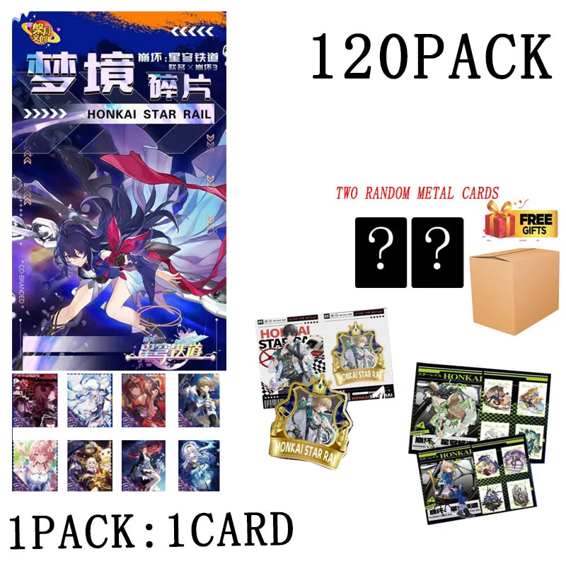 

Wholesales Goddess Story Collection Cards Booster Box Panyue Wenchuang Honkai Star Rail Stamp Blind Box Waifu Playing Card