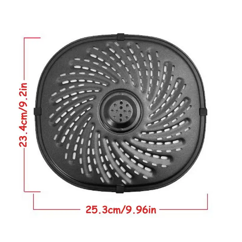 Air Fryer Tray Air Fry Tray For Oven Non-Stick Air Fry Tray For Oven 7Qt For Steak French Fries Pizza Fried Vegetables