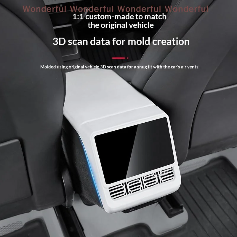 Model 3 Y YL Rear Screen Protector Silicone Cover Anti-Scratch No Bubbles Easy To Install Car Accessory