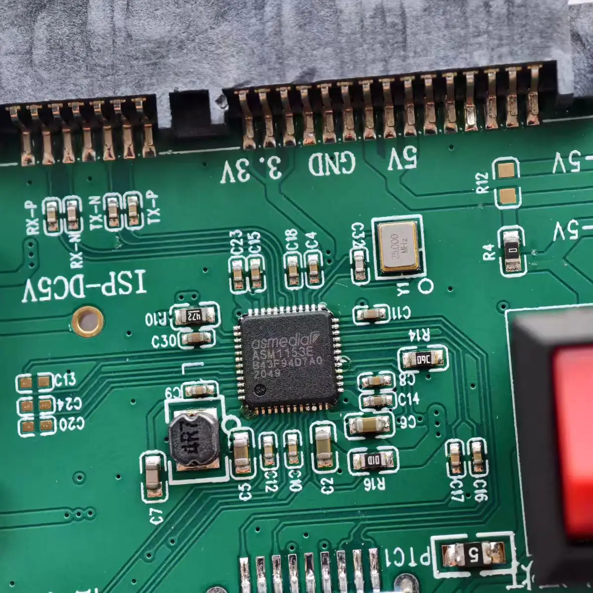 

Чип Hongyuan ASM1153E, контроллер SATA-USB 3,0, адаптерная плата, инструмент для разблокировки SSD для массового производства