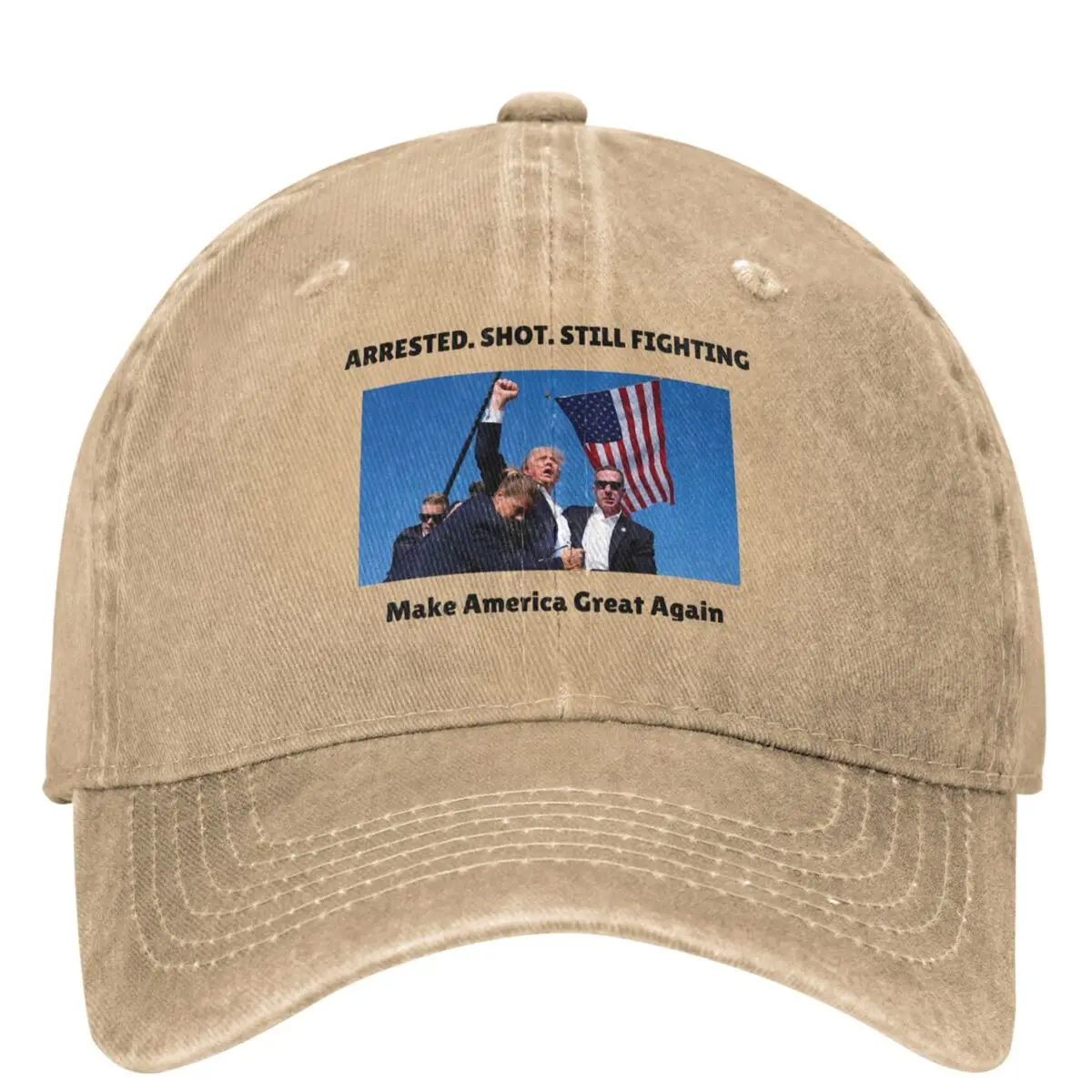 Trump Arrested. Shot. Still Fighting Baseball Cap Make America Great Again Trump Trucker Dad Hat Women Sun Visors Baseball Caps