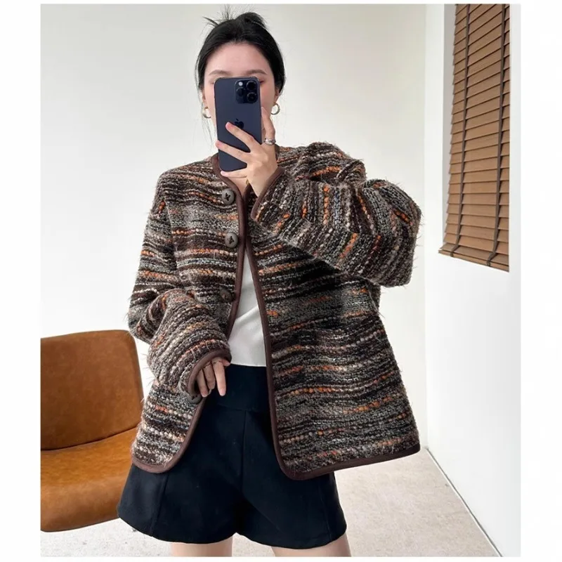 

Jacket Women Clothes Coat New Model Fashion Europe and America Loose Autumn and Winter Tops Coat