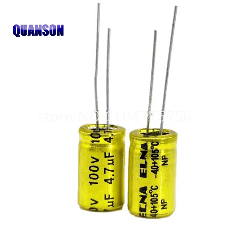 10pcs 100V NP Electrodeless Speaker Audio Capacitor Non Polarity Frequency 1UF 1.5UF 2.2UF 3.3UF 4.7UF Crossover Polypropylene