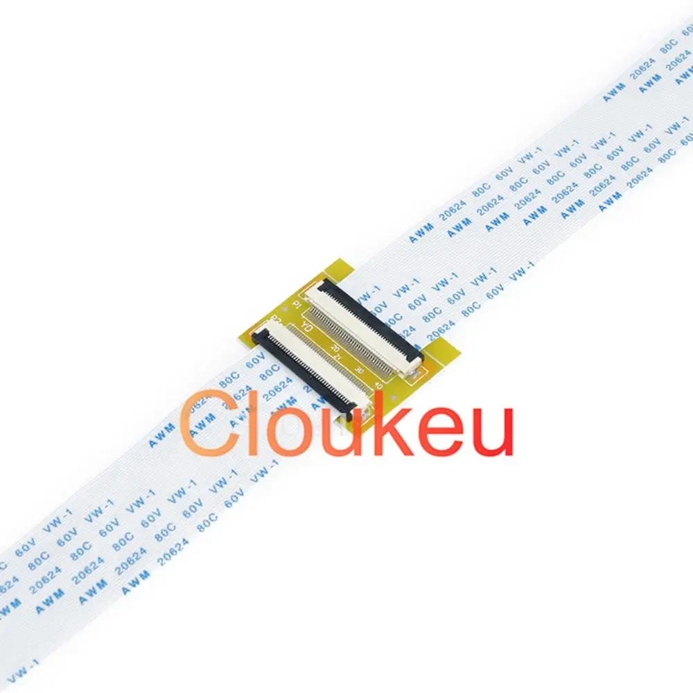 FFC FPC 0.5mm 1.0mm Flexible Flat Cable Lengthen Extension Board Adapter Board 4P 5P 6P 8P 10P 12P 16P 20P 24P 30P 40P 50P 60P