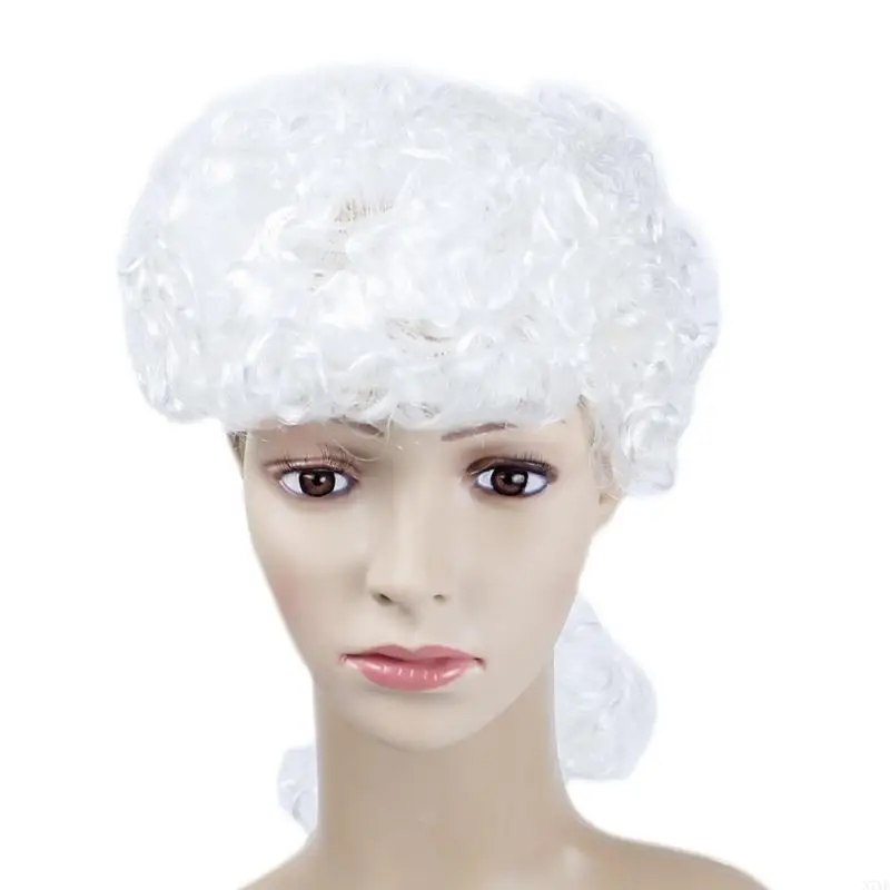 

N7YF Judge Lawyer Cosplay Reusable White Judge Lawyer Cosplay