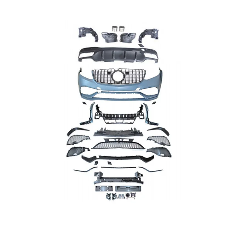 

Автозапчасти Damei GLS W166 X166, обновленный корпус в стиле GLS63, задний диффузор, решетка переднего бампера, комплекты кузова для Mercedes Benz 2016-
