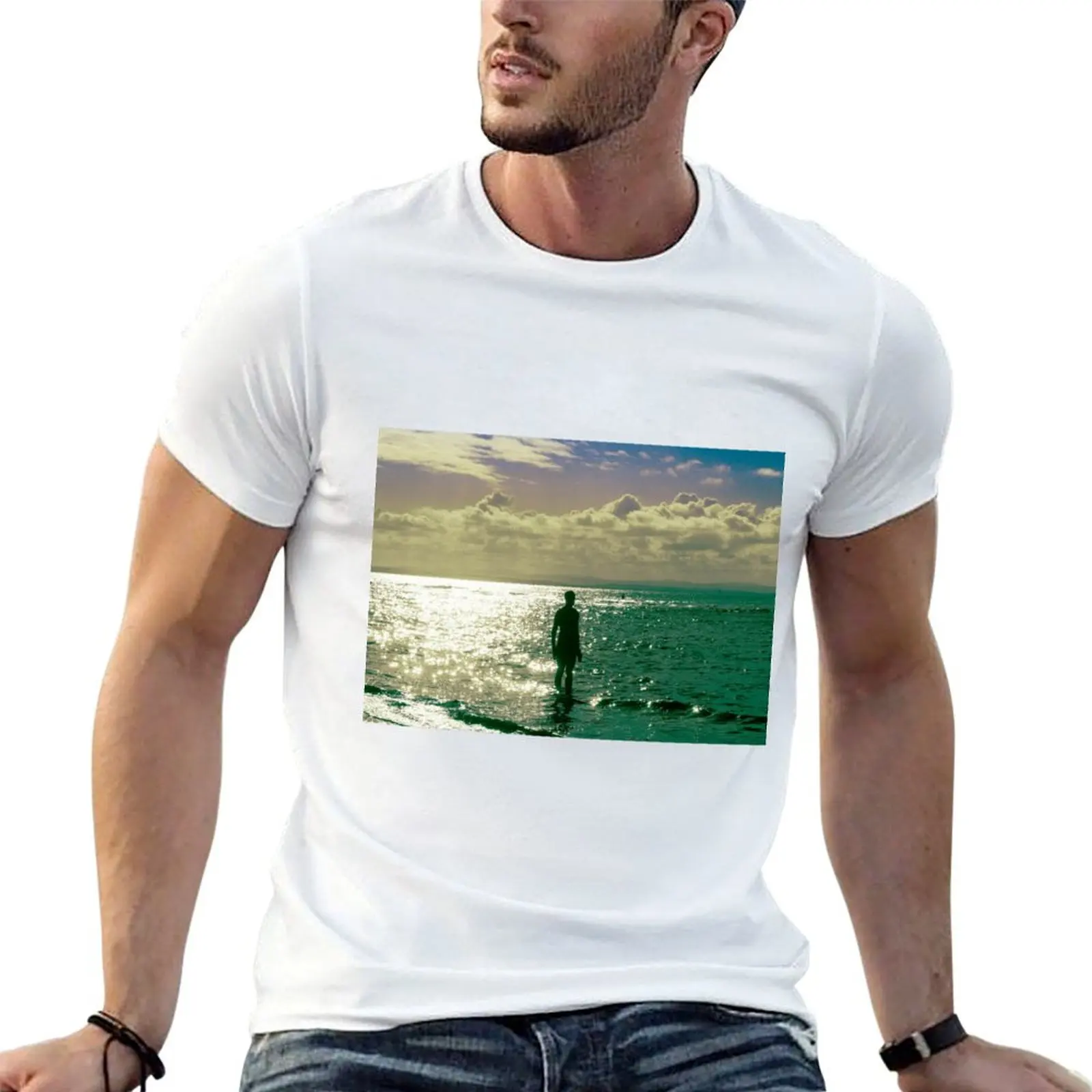 Mid afternoon light, Crosby beach T-Shirt Breathable Lightweight Summer Top