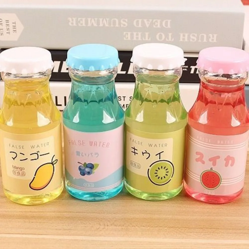 Clear Water Slime Crystal Mud Jelly Decompression Kneading Soft Relaxed Pinch Relieve Pressure Hug the breast milk bottle