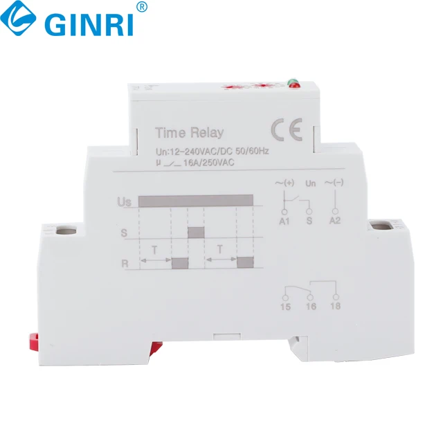 3 STKS Elektronische Tijdbescherming AC220v16A DIN Rail Montage Timer On-Vertraging Tijdrelais