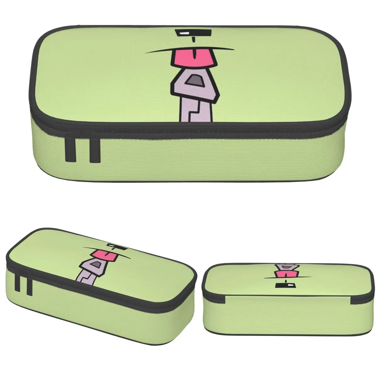New Gir Pencil Case Invaders Zims Alien Pencil Pouch Pen for Student Big Capacity Pencil Bags Students School Gifts Accessories