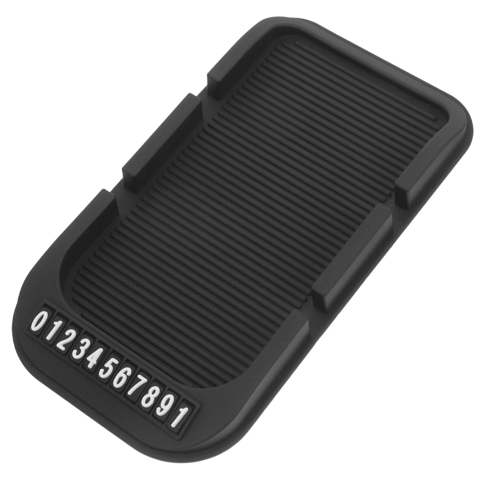 

Double Groove Dashboard Tray for Vehicle Non-Slip Car Phone Holder Mount Storage for Cellphone Sunglasses Keychain Decorative