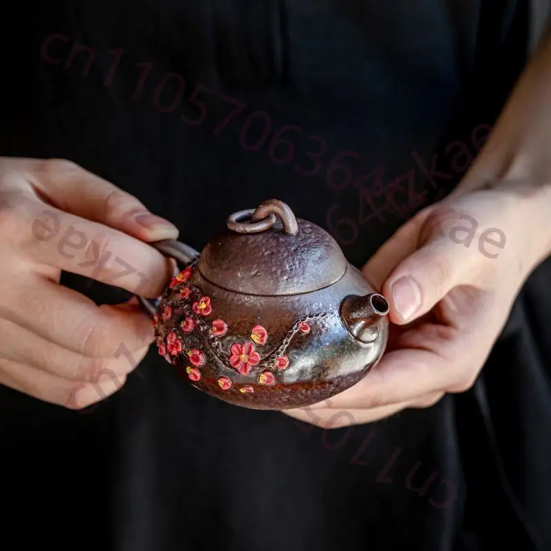 

9.5CM Chinese Vintage Ceramic Handmade Tea Set Tea Pot Tea Pot