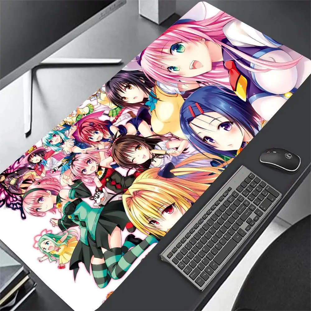 Anmie To Love Ru Mousepad Large Gaming Mouse Pad LockEdge Thickened Computer Keyboard Table Desk Mat