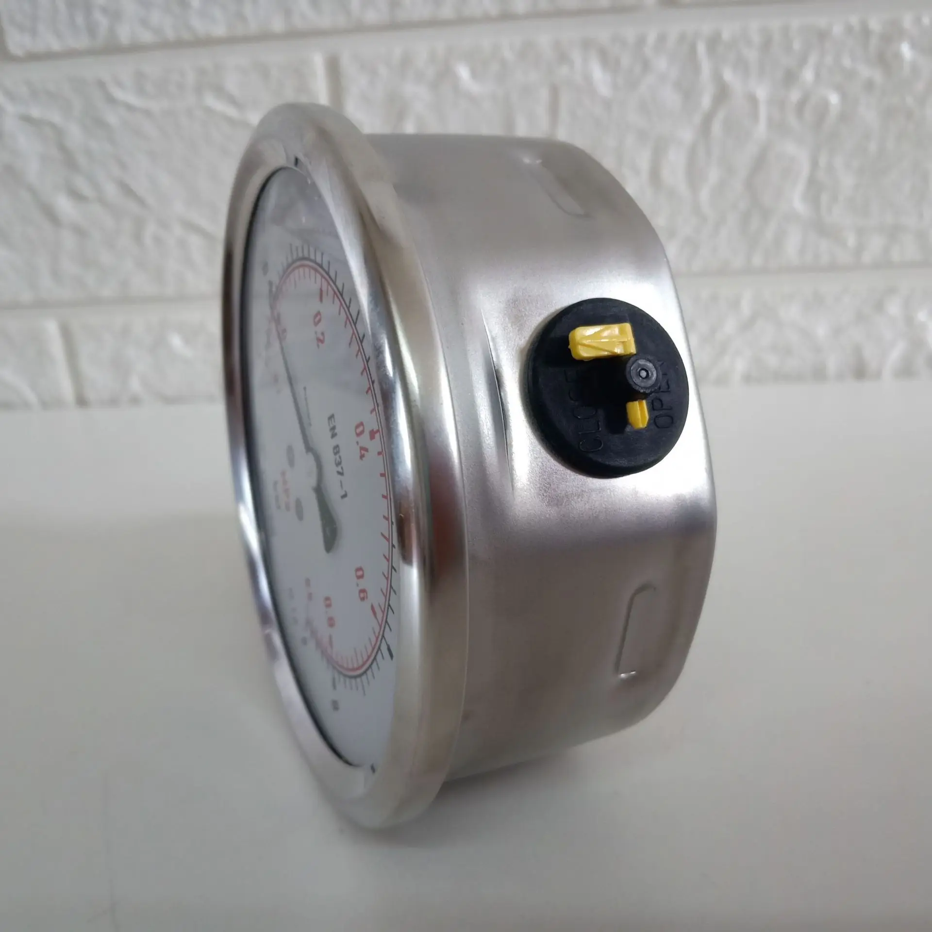 Semi-steel pressure gauge 213.53.100, gauge diameter 100MM, -1-9BAR 1/2 radial 5 minimum order