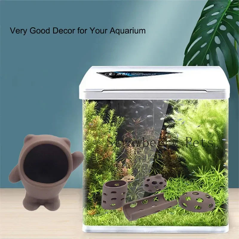 Ceramic Aquarium Decoration Fish Shrimps Shelter House Pottery Scorpion House Canister Simulation Stone Fish Tank Decor Great