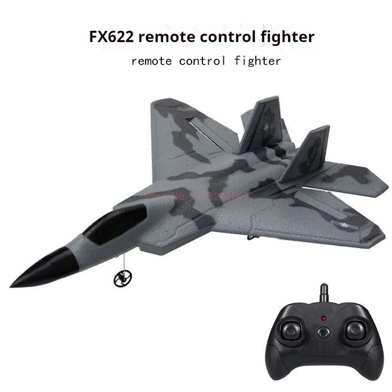 Fx622 Small Remote Control Aircraft Fixed Wing Foam Anti-Collision Glider F22 Fighter Aircraft Model Toy Aircraft Children'S Toy - Image 5