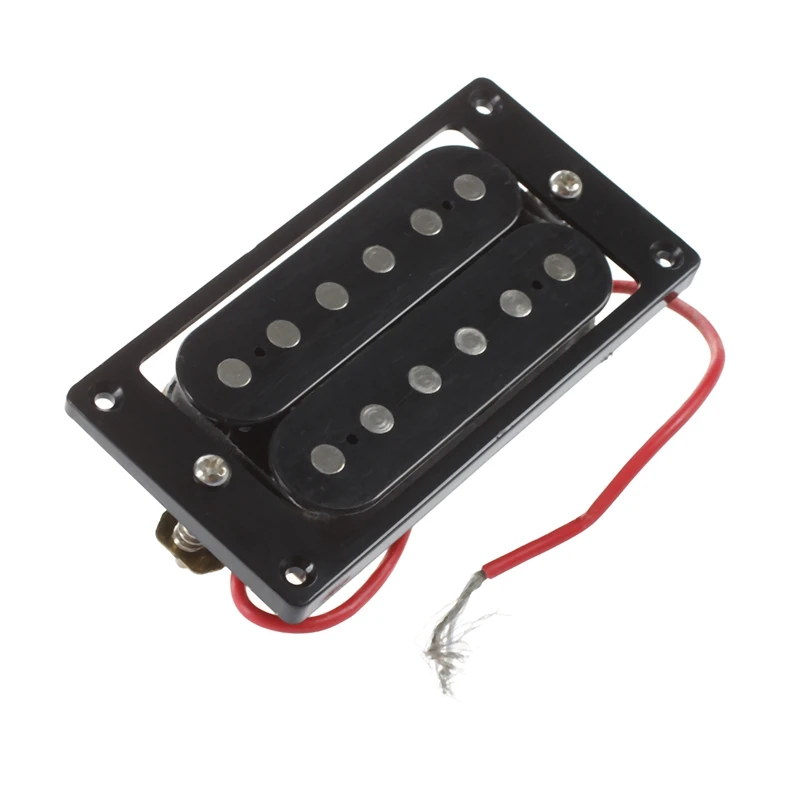 4Pcs(2 Set)Black Humbucker Double Coil Electric Guitar Pickups + Frame Screw