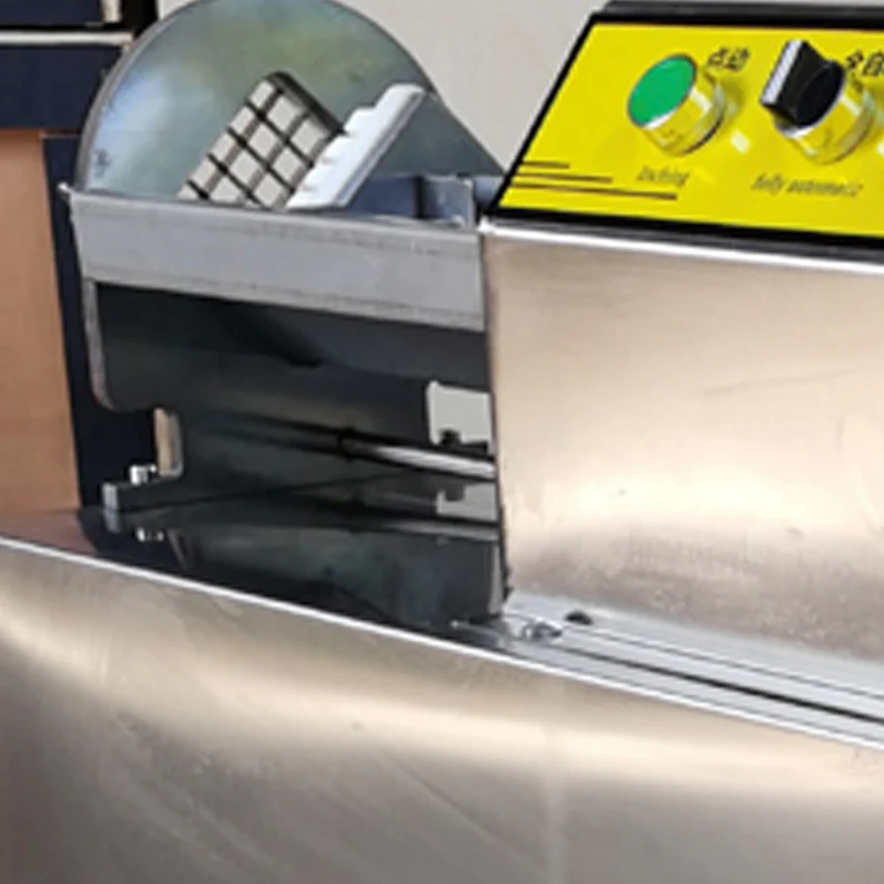 

Electric Potato Chips Cutter French Fries Cutting Machine Vegetable Cutter Kitchen Equipment Potato Chopper 3 Sizes Blades