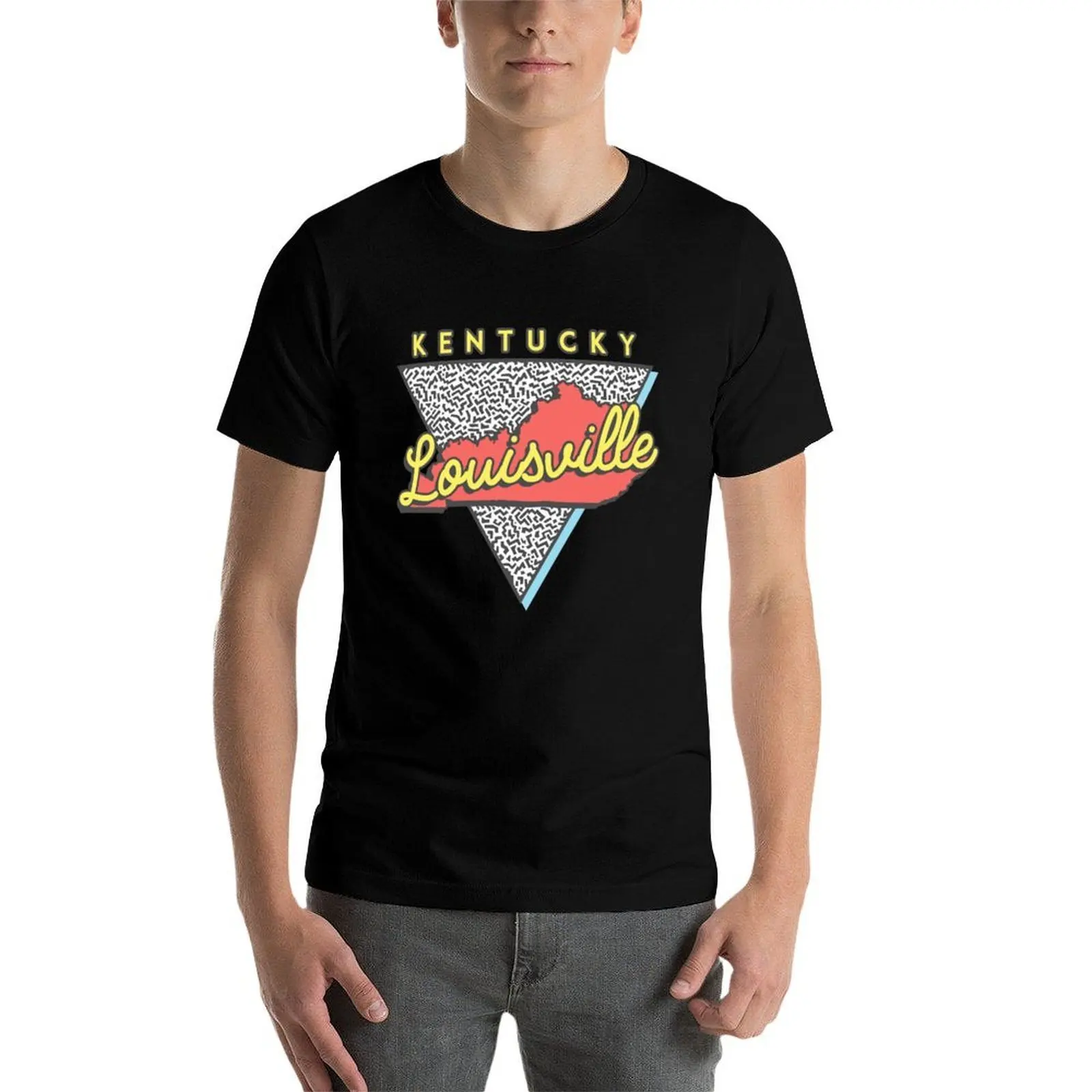Louisville Kentucky Souvenirs KY Retro Triangle T-Shirt t shirt man luxury mens graphic t shirts T-Shirt