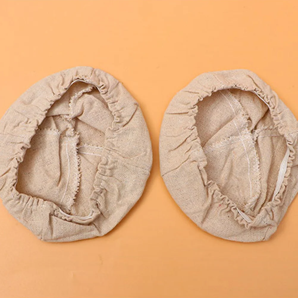 

6Pcs Bread Basket Cloth Liners Baking Dough Proofing Covers Cotton Linen Baking Basket Reusable Kitchen Supplies Pastry Making