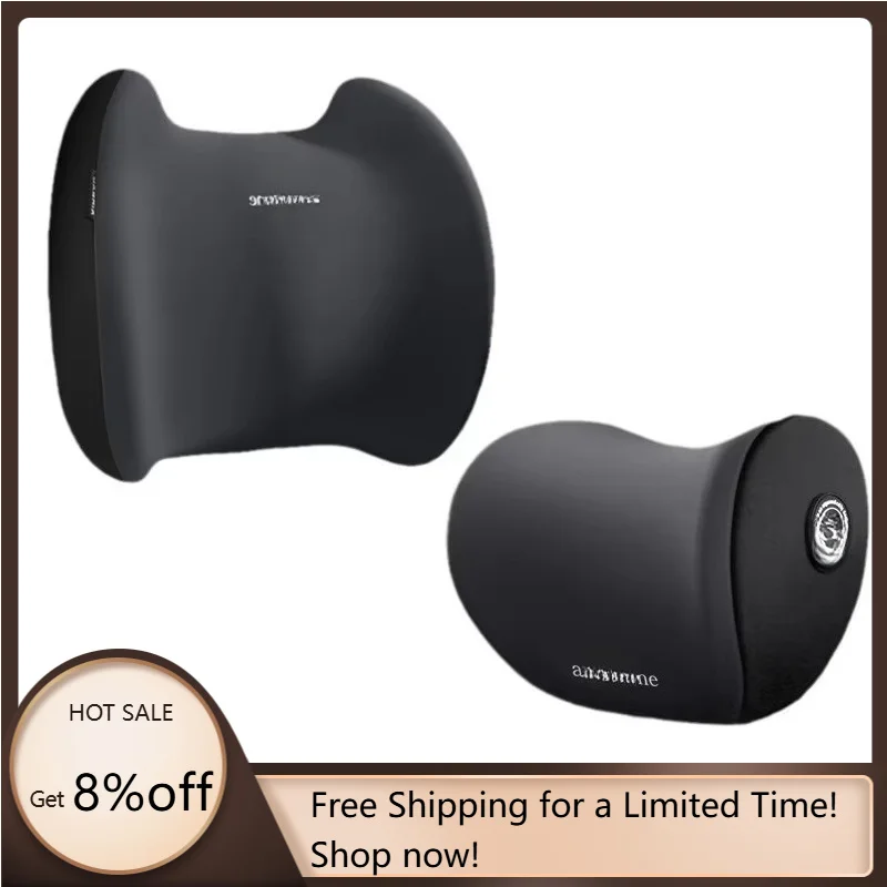 

Soft Memory Foam Lumbar Cushion Headrest Neck Pillow Support Car Interior Accessories