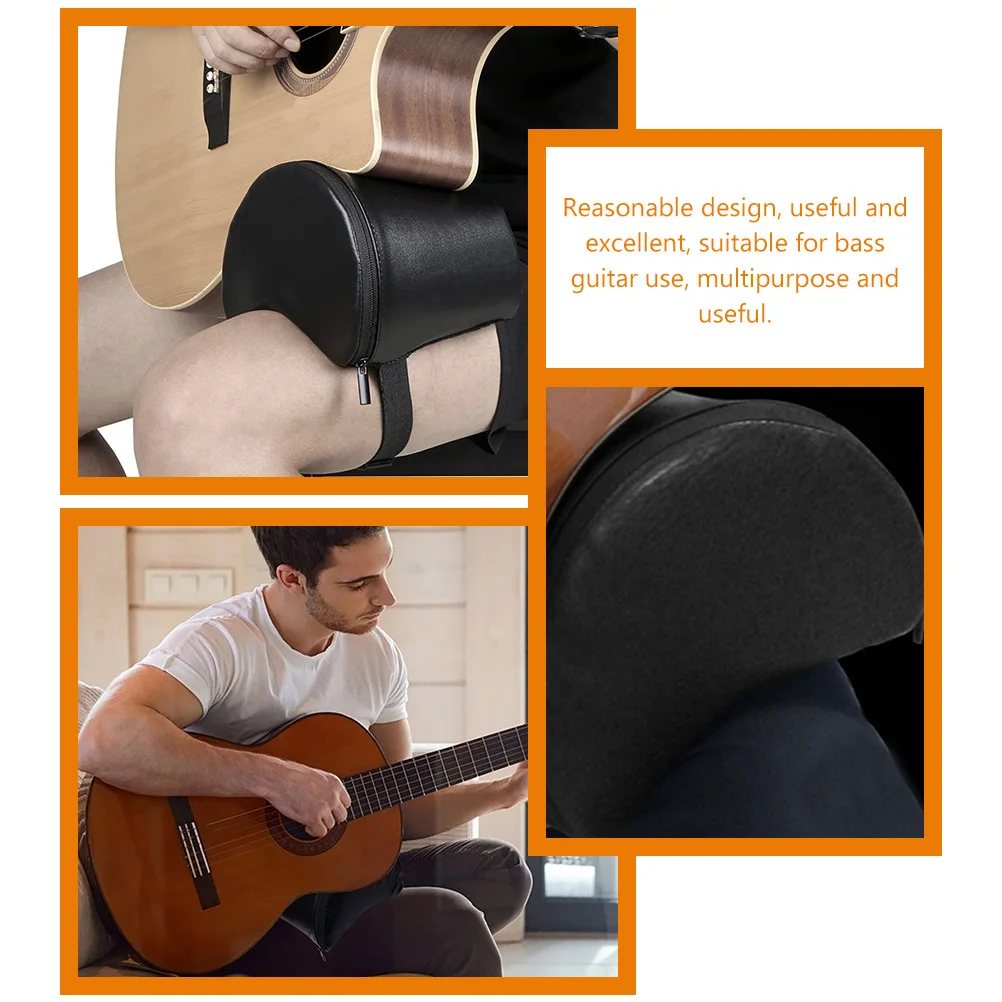 

Guitar Support Cushion Multipurpose Pad for Bass Acoustic Classical Electric Guitar Comfortable Safe Portable Playing