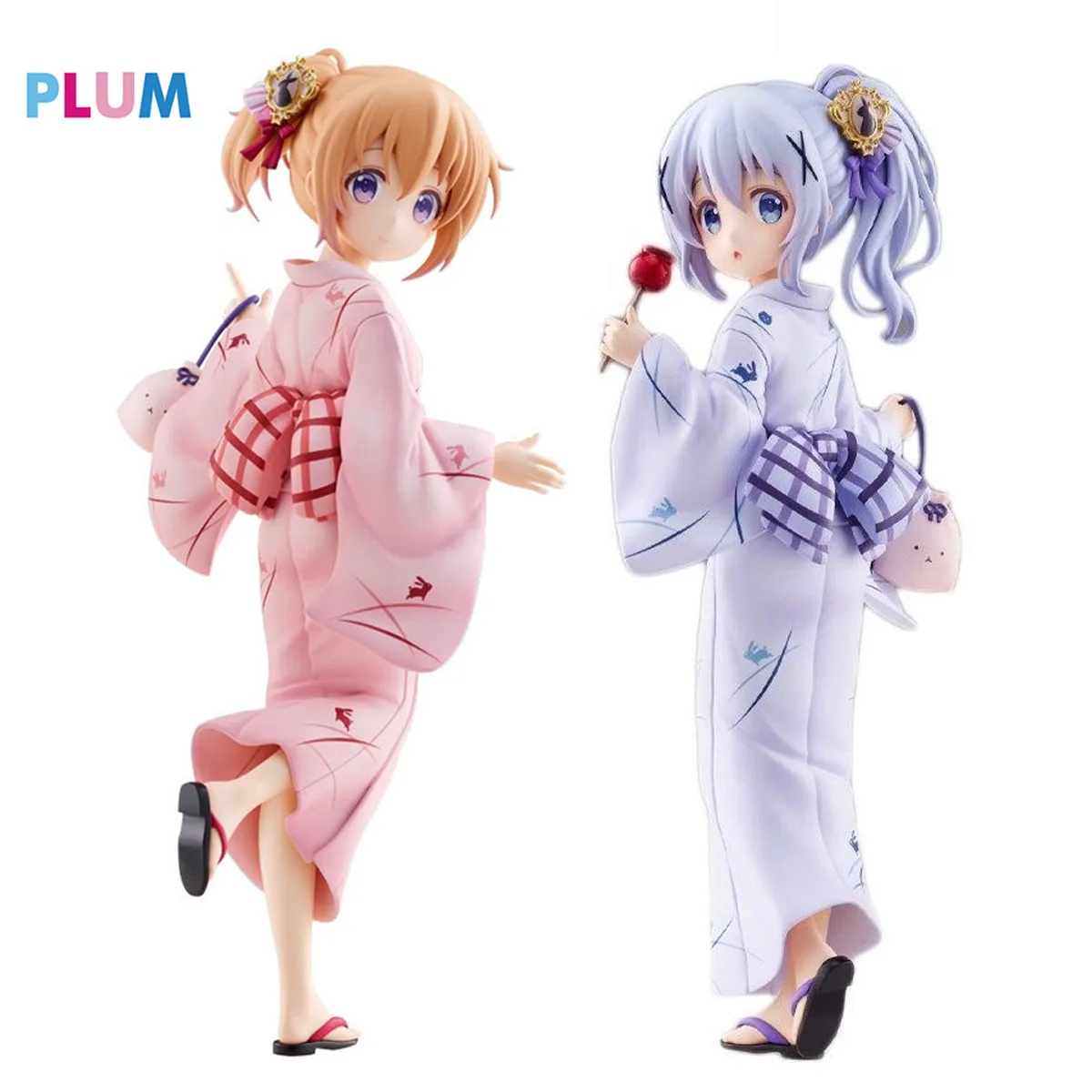 100% Original in Stock  PLUM Gochuumon Wa Usagi Desu Ka? Bloom Kafuu Chino Hoto Kokoa Repackage Edition  Collection Series