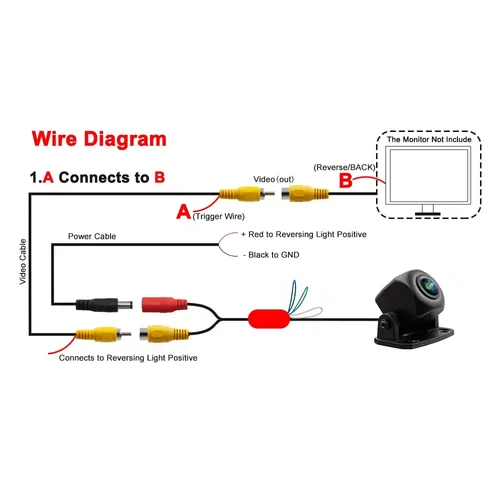 Imagen 2 del producto SMARTOUR 1920x1080P 720P cámara de visión trasera de coche lente ojo de pez 4K Full HD CCD AHD visión nocturna vehículo cámaras frontales de marcha atrás