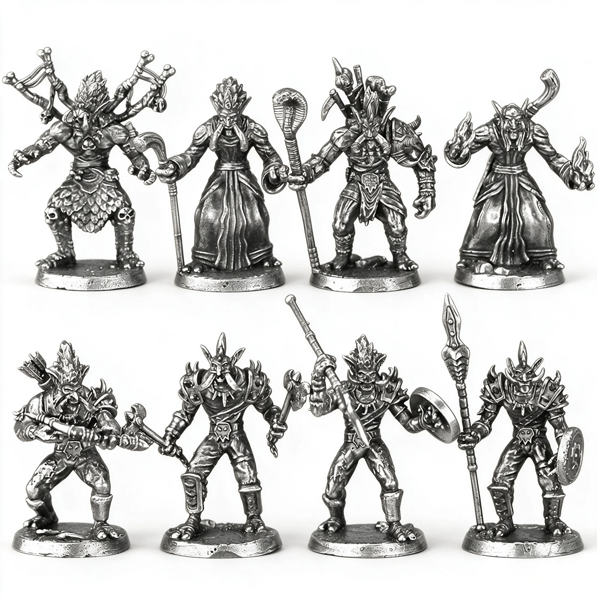 Cupronickel Metal Retro Soldier Statue Mini Tabletop Decorative Figurine Home Office Art Ornament Collection