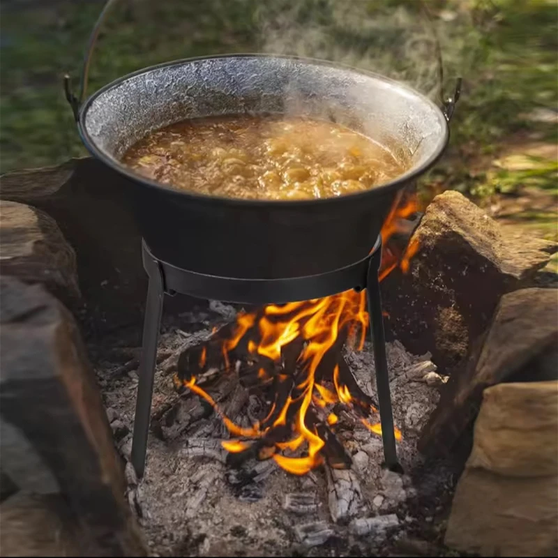 Folding Camping Tripod Grill f - Camping Cooking Dutch Oven recension och pris