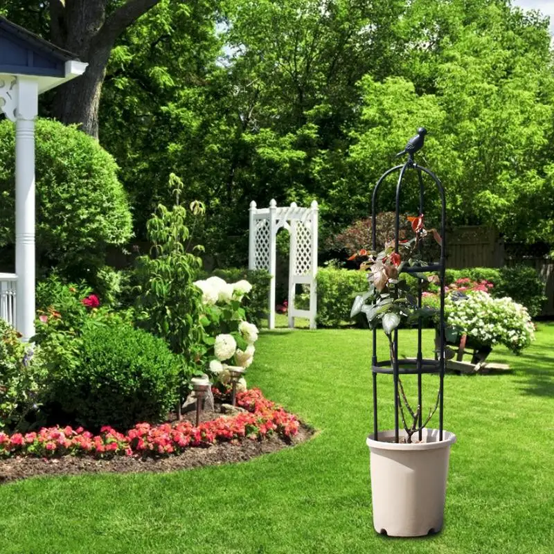 Splicing Plant Climbing Frame Outdoor Flower Stand European Flower Stand Climbing Plant Flower Stand Garden Trellis Obelisk