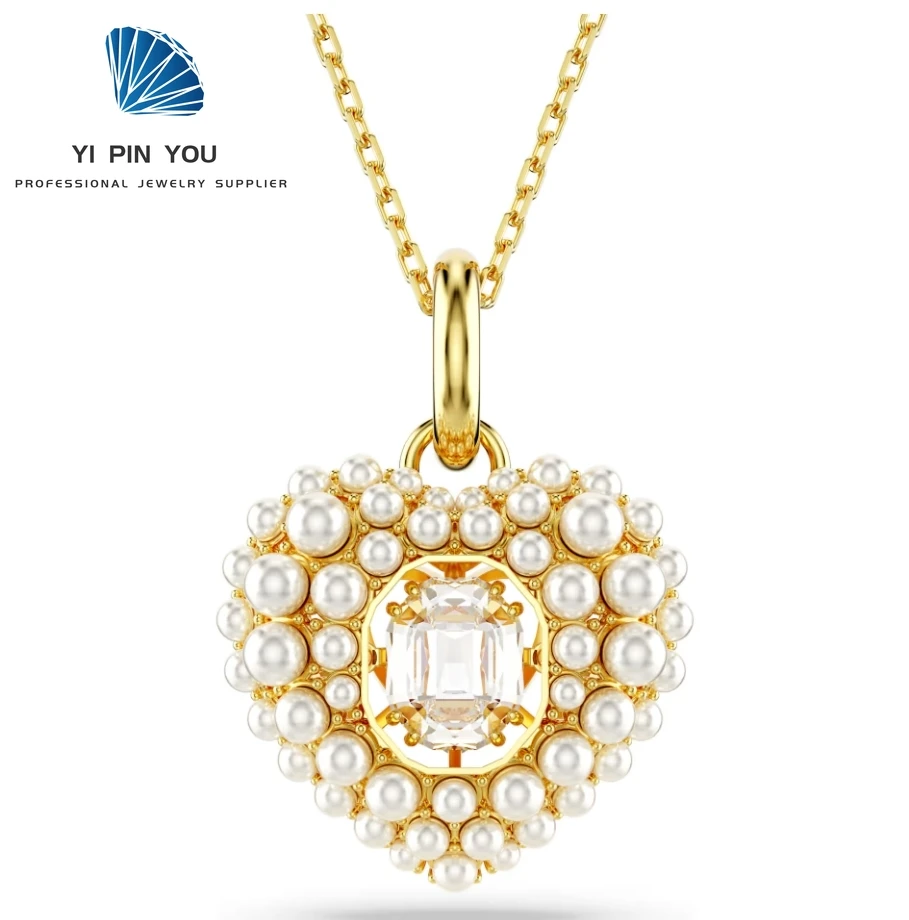 

High Quality High-end S925 Unique Love Filled Zircon Necklace Pendant - Commemorative Gift