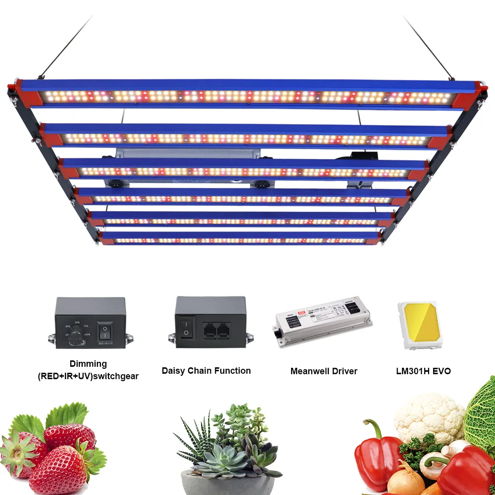 150 واط 240 واط 320 واط LM301H EVO LED تنمو ضوء بار ميانويل سائق الكم التكنولوجيا عمود إضاءة LED مجلس ل ضوء النبات الدفيئة الخضار بلوم