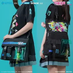 Anime Cartoon Hatsune Miku Multifunctional Bag Backpack Creative New Student School Bag Large Capacity Travel Messenger Bag Gift