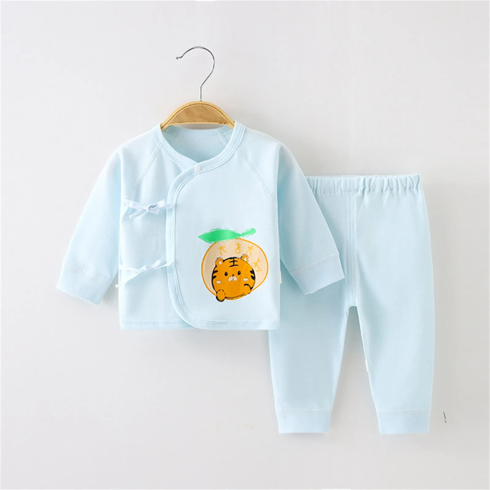 

Newborn Baby Girls Boys Clothes Sets 0-24 Months Cotton 2Pcs Infant Outfits Soft Baby's Sets Home Clothing Homewear Sleepwear